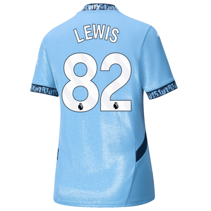 Manchester City Rico Lewis 82 Home Women's Jersey 24-25