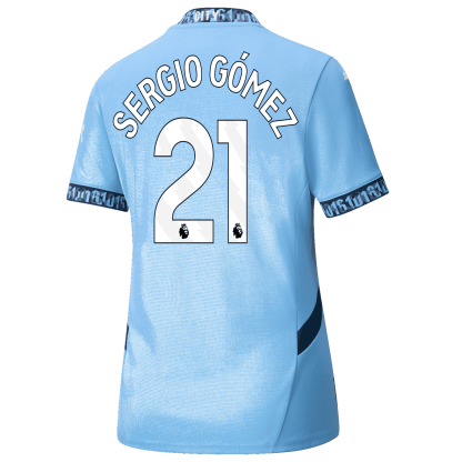 Manchester City Sergio Gómez 21 Home Women's Jersey 24-25