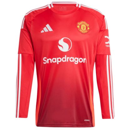 Manchester United Home Long Sleeve Jersey 24-25