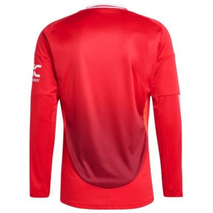 Manchester United Home Long Sleeve Jersey 24-25 - Image 2