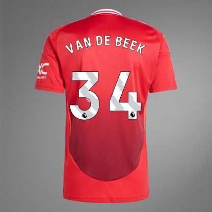 Manchester United VAN DE BEEK 34 Home Jersey 24-25