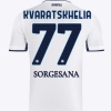 Napoli Away 77 Kvaratskhelia Jersey 24-25