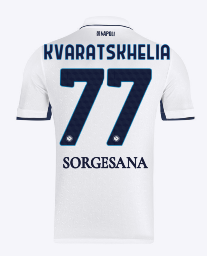 Napoli Away 77 Kvaratskhelia Jersey 24-25