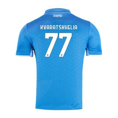 Napoli Home Kvaratskhelia 77 Jersey 24-25