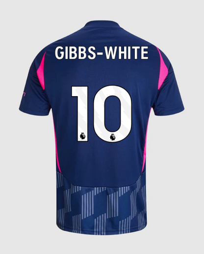 Nottingham Forest Away Gibbs-White 10 Jersey 24-25