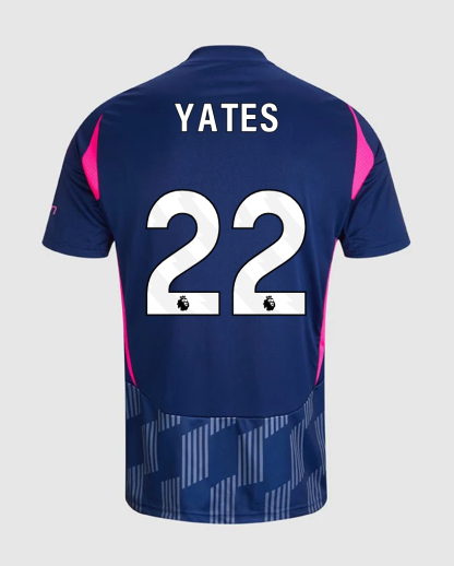 Nottingham Forest Away Yates 22 Jersey 24-25