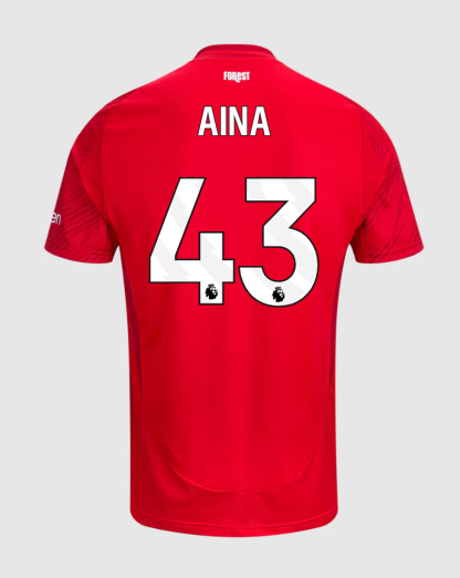 Nottingham Forest Home Aina 43 Jersey 24-25