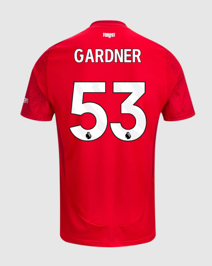 Nottingham Forest Home Gardner 53 Jersey 24-25