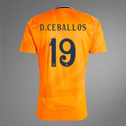 Real Madrid Away D.CEBALLOS 19 Jersey 24-25