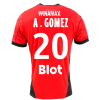Stade Rennais Home A. GOMEZ 20 Jersey 24-25