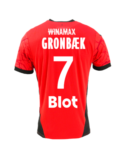 Stade Rennais Home GRONBÆK 7 Jersey 24-25