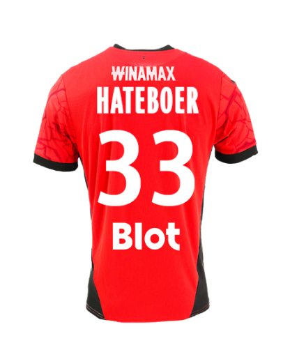 Stade Rennais Home HATEBOER 33 Jersey 24-25