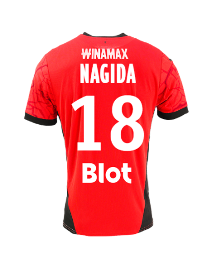 Stade Rennais Home NAGIDA 18 Jersey 24-25