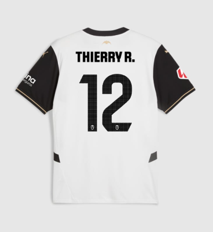 Valencia CF Home THIERRY R. 12 Jersey 24-25