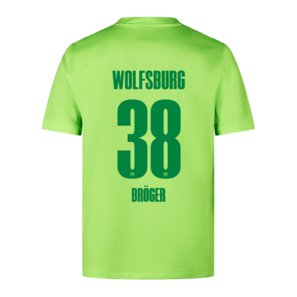 Wolfsburg Home Bröger 38 Jersey 24-25