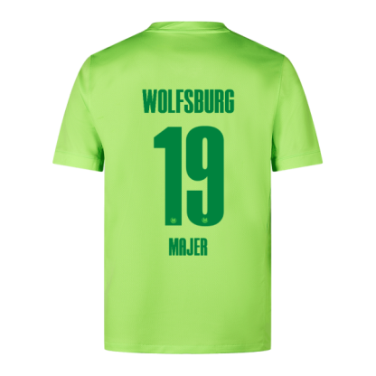 Wolfsburg Home Majer 19 Jersey 24-25