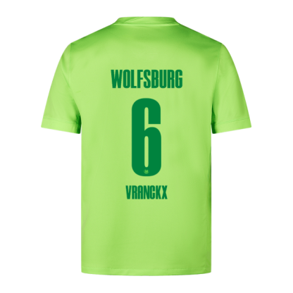 Wolfsburg Home Vranckx 6 Jersey 24-25