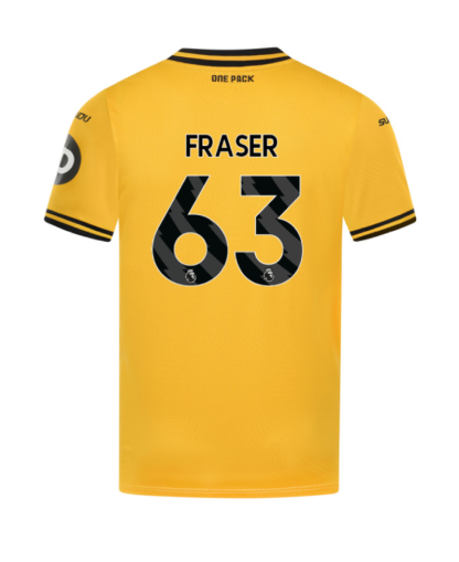 Wolverhampton Wanderers Home FRASER 63 Jersey 24-25