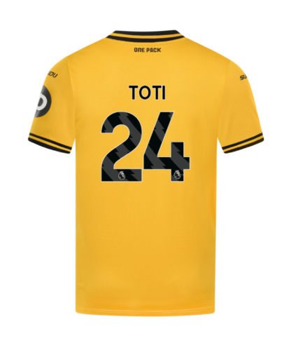 Wolverhampton Wanderers Home TOTI 24 Jersey 24-25