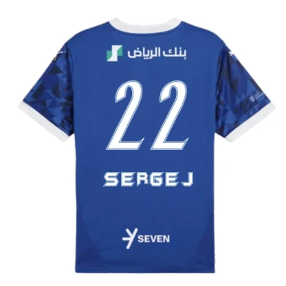 Al Hilal Home Sergej 22 Jersey 24-25