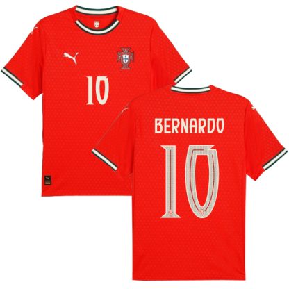 2025 Portugal Home Bernardo 10 Jersey