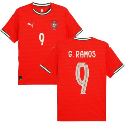 2025 Portugal Home G. Ramos 9 Jersey