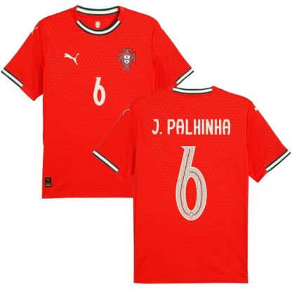 2025 Portugal Home J. Palhinha 6 Jersey