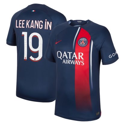 Paris Saint-Germain Lee Kang In 19 Home Jersey 23-24