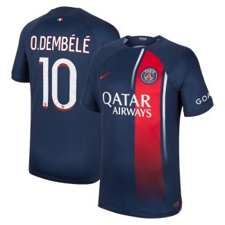 Paris Saint-Germain O.Dembélé 10 Home Jersey 23-24