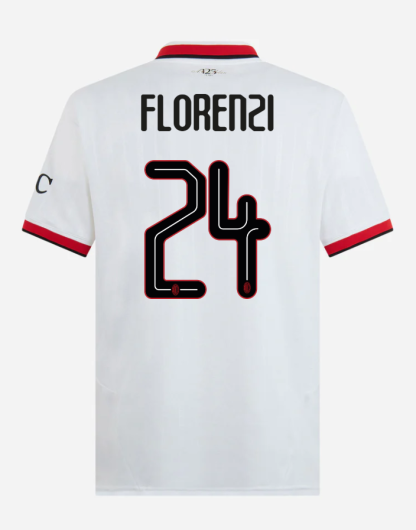 AC Milan Away Florenzi 24 Champions League Jersey 24-25