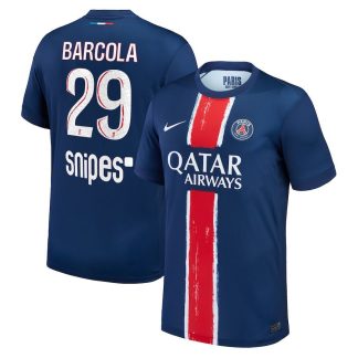 PSG Home Barcola 29 Jersey 24-25