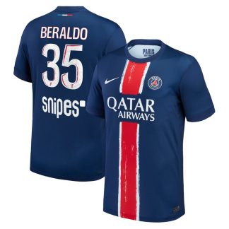 PSG Home Beraldo 35 Jersey 24-25