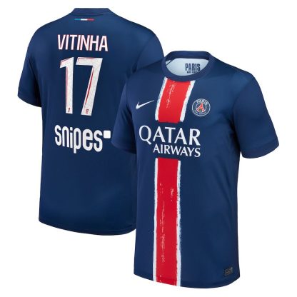 PSG Home Vitinha 17 Jersey 24-25