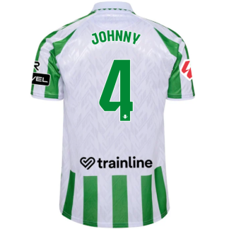 Real Betis Home JOHNNY 4 Jersey 24-25