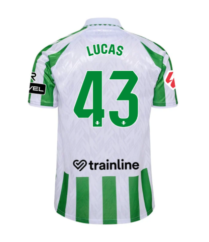 Real Betis Home LUCAS 43 Jersey 24-25