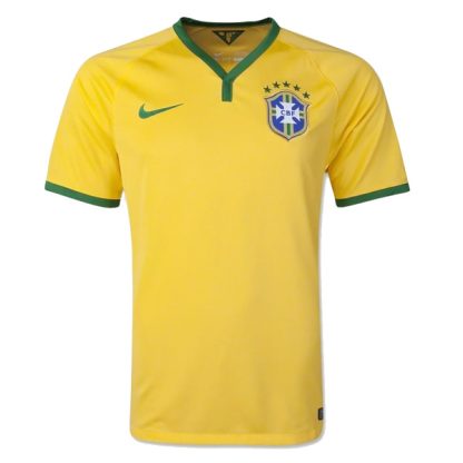 Brazil Home Retro Jersey 2014