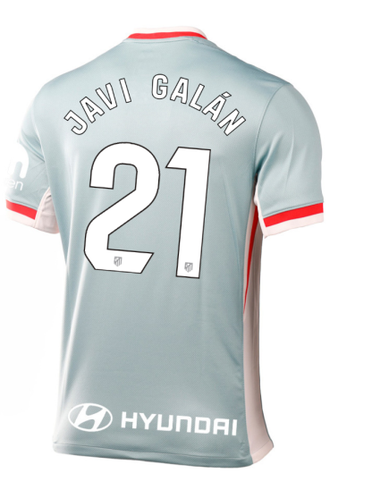 Atletico Madrid Away JAVI GALÁN 21 Laliga Jersey 24-25