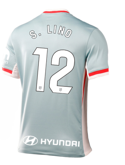 Atletico Madrid Away S. LINO 12 Laliga Jersey 24-25