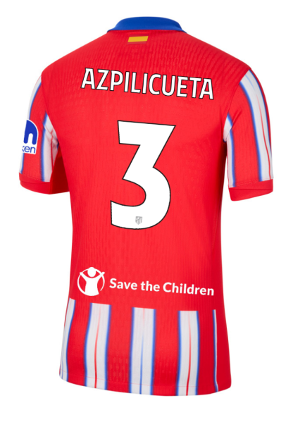 Atletico Madrid Home AZPILICUETA 3 Champions League Jersey 24-25