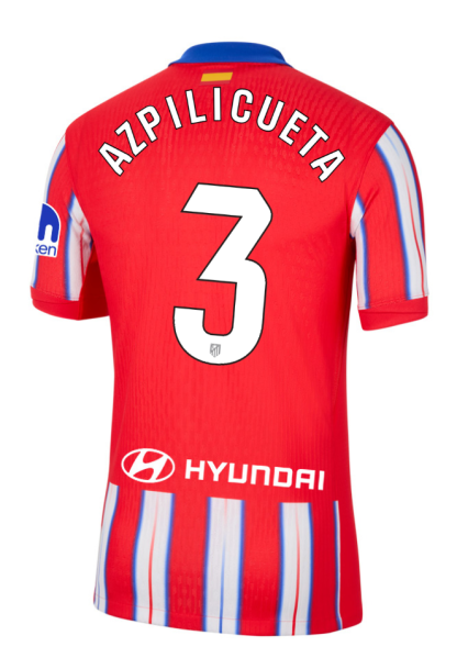 Atletico Madrid Home AZPILICUETA 3 Laliga Jersey 24-25