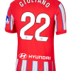 Atletico Madrid Home GIULIANO 22 Laliga Jersey 24-25