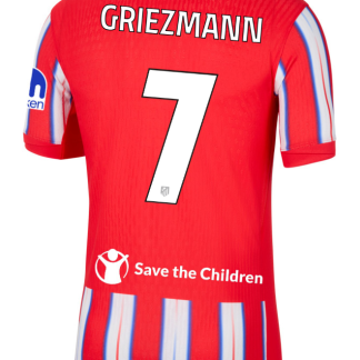 Atletico Madrid Home GRIEZMANN 7 Champions League Jersey 24-25