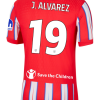 Atletico Madrid Home J. ALVAREZ 19 Champions League Jersey 24-25