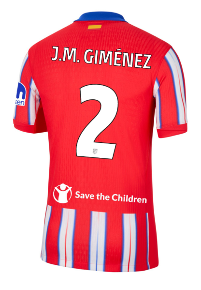 Atletico Madrid Home J.M. GIMÉNEZ 2 Champions League Jersey 24-25