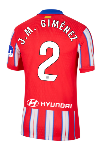 Atletico Madrid Home J.M. GIMÉNEZ 2 Laliga Jersey 24-25