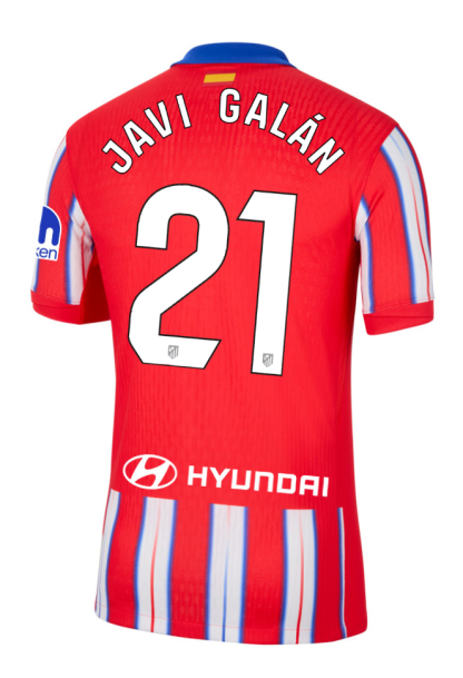 Atletico Madrid Home JAVI GALÁN 21 Laliga Jersey 24-25