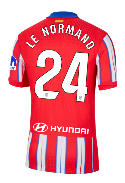 Atletico Madrid Home LE NORMAND 24 Laliga Jersey 24-25