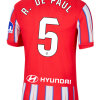 Atletico Madrid Home R. DE PAUL 5 Laliga Jersey 24-25