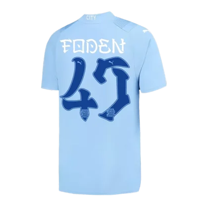 Manchester City Japanese Tour FODEN 47 Home Jersey 23-24