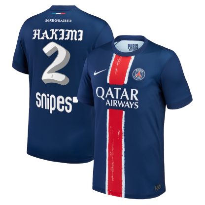 PSG Home Hakimi 2 Born x Raised Jersey 24-25